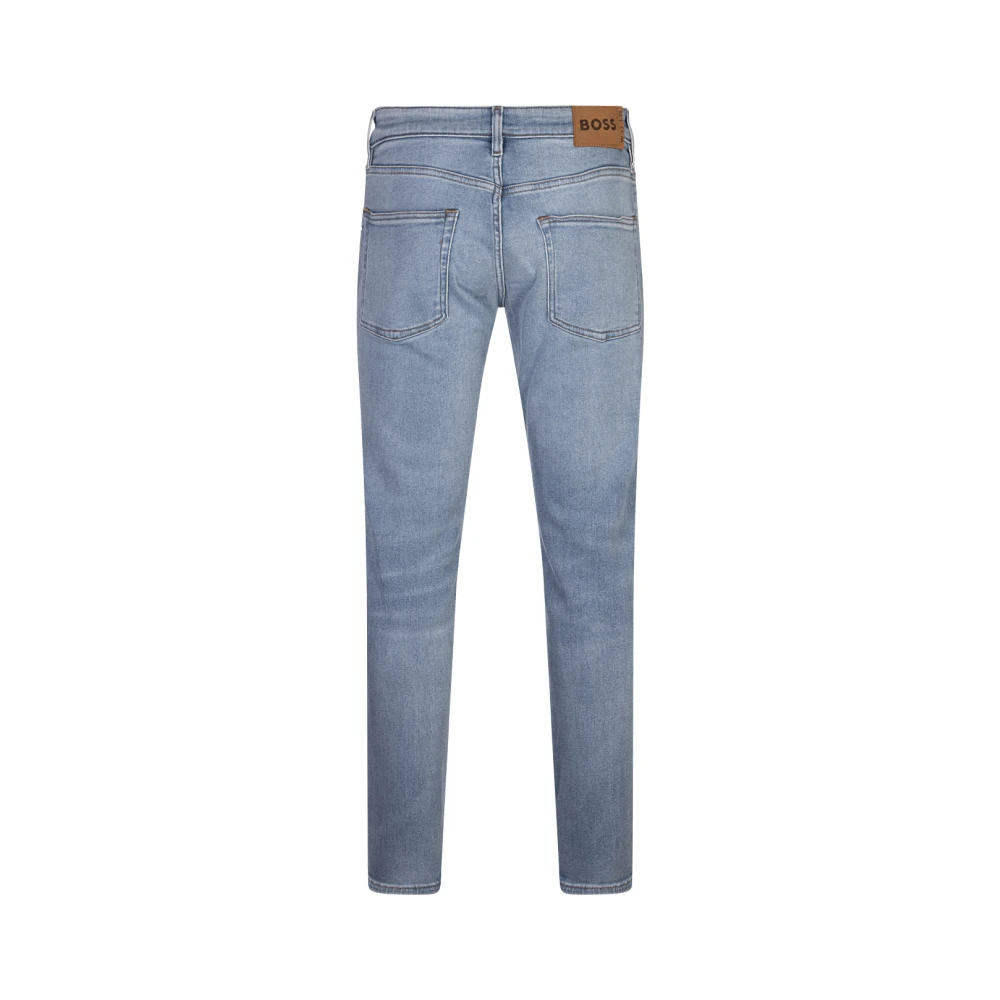 Hugo Boss Slim Fit Blauwe Denim Jeans Blue Heren