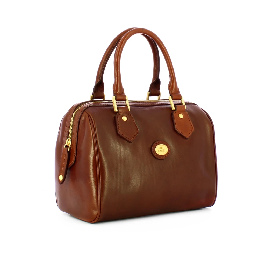The Bridge Bauletto Story Leren Handtas Brown Dames