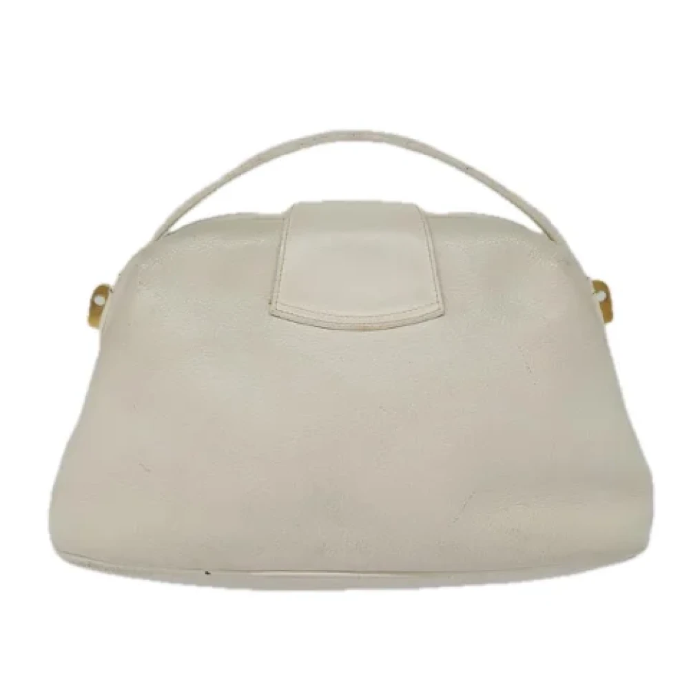 Gucci Vintage Pre-owned Leather gucci-bags Gray Dames