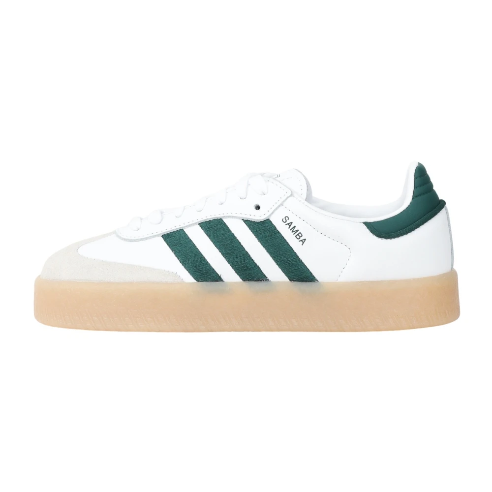 Adidas Originals Witte Sambae Sneakers Modern Ontwerp Heren Schoenen