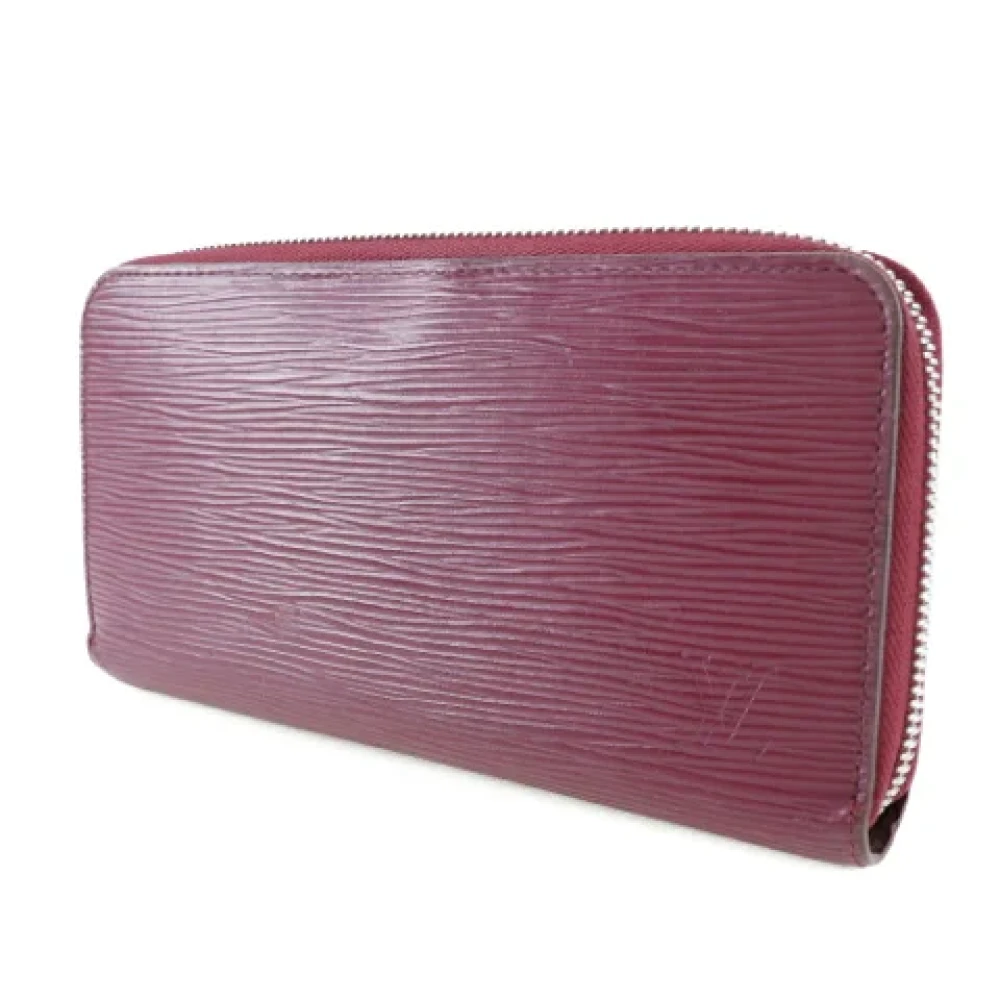 Louis Vuitton Vintage Pre-owned Leather wallets Red Dames