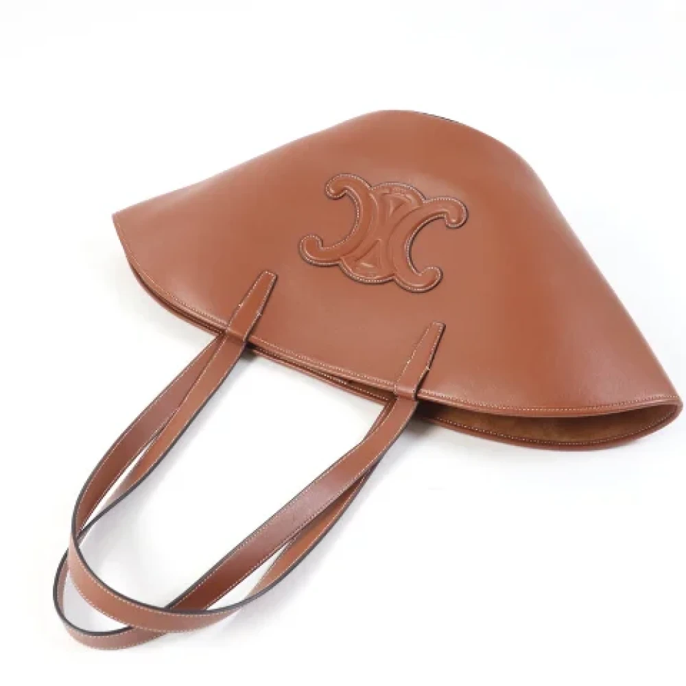 Celine Vintage Pre-owned Leather totes Brown Dames