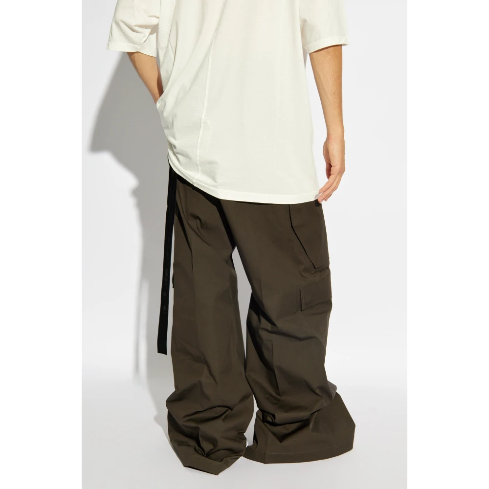 Rick Owens Cargobelas Heavy Cotton Poplin Broek Brown Heren