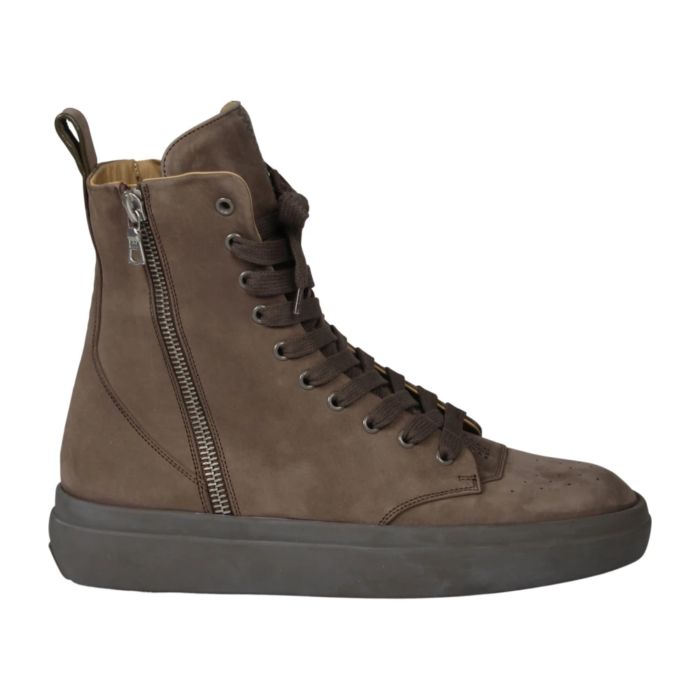 Represent Nubuck Läder High-Top Sneakers Brown, Herr