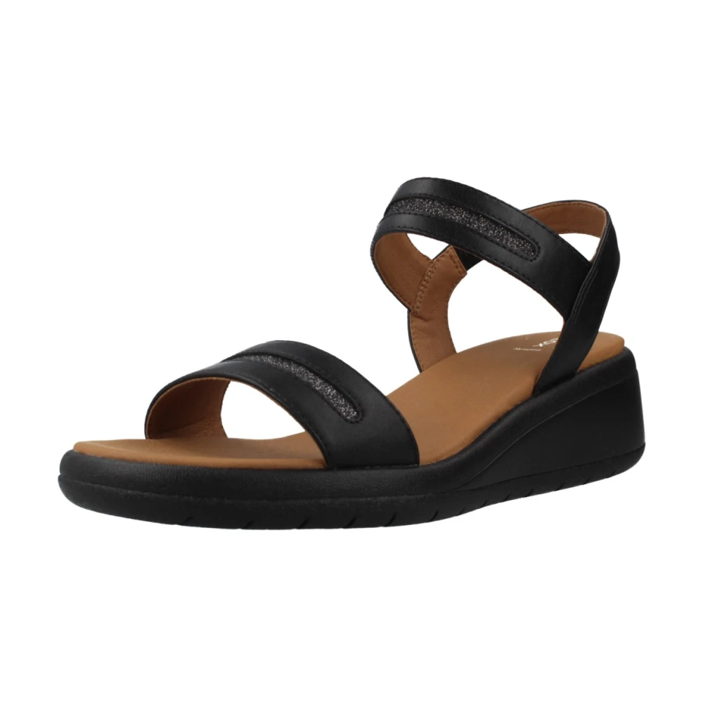 Geox , Damen, Schuhe, Schwarzk, 39 Eu 