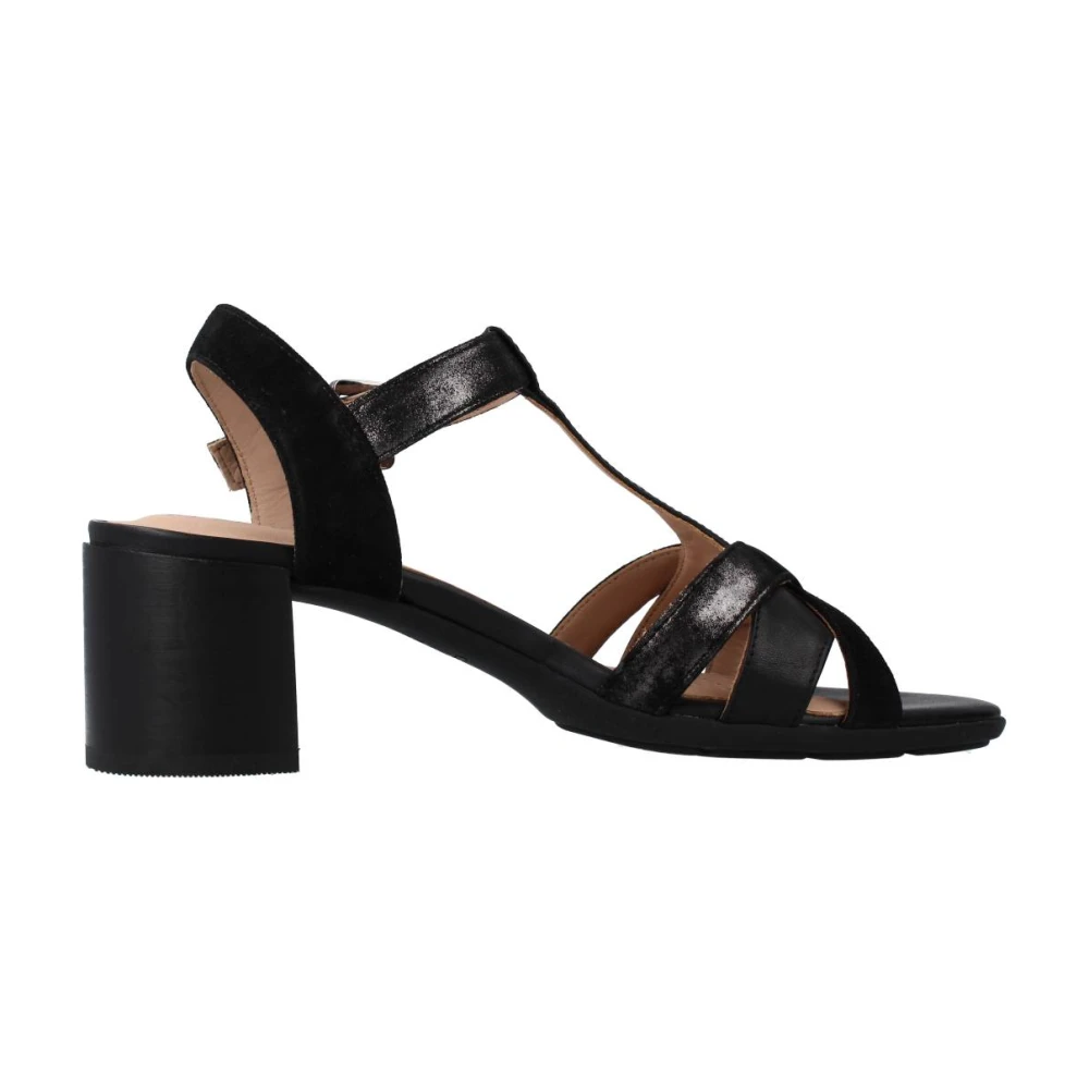 Geox High Heel Sandals Black Dames