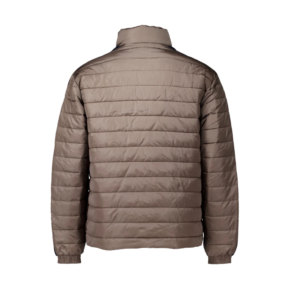 Armani Exchange Geweven Caban Jas Taupe Beige Heren
