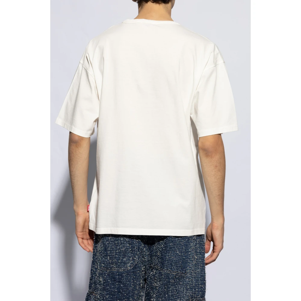Diesel T-shirt `T-Boxt-Q16` White Heren