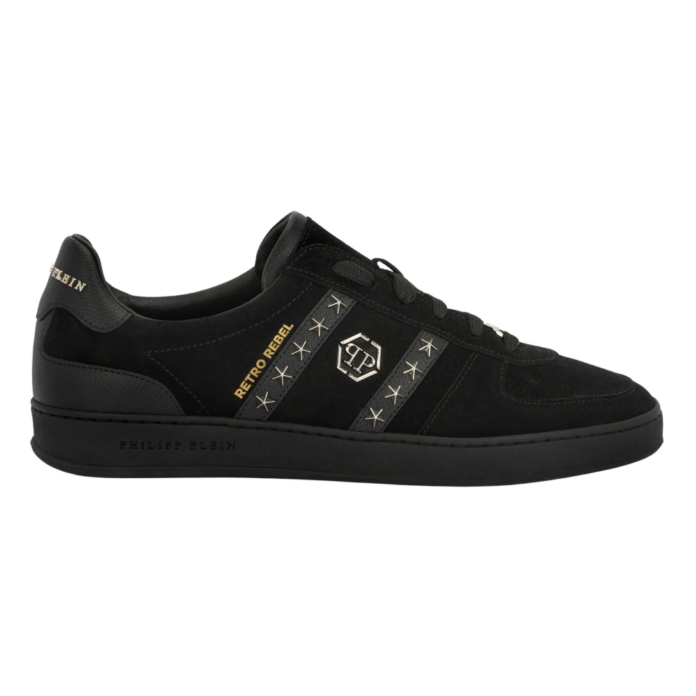 Philipp Plein Retro Rebel Low-Top Sneakers unisex Schoenen Zwart