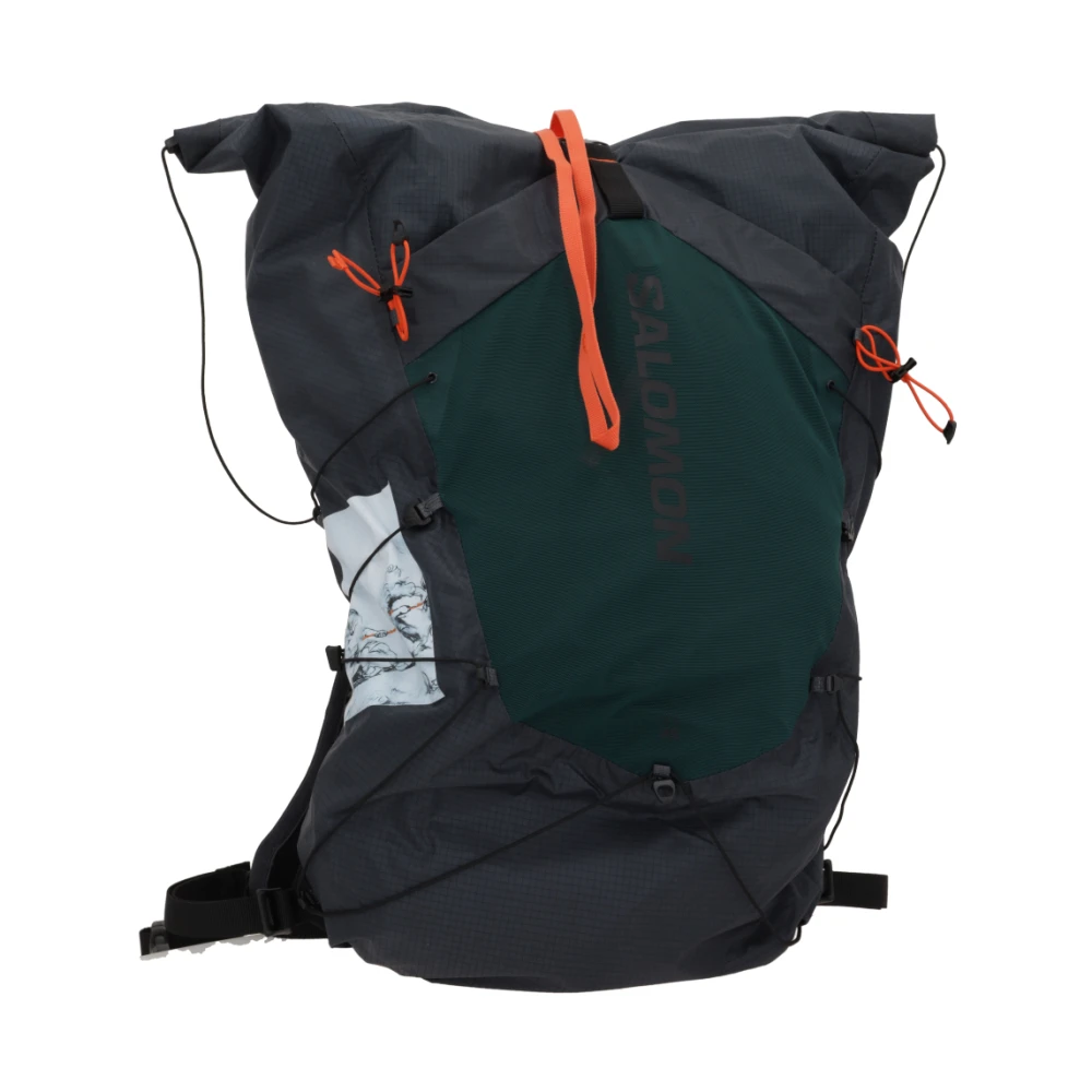 Salomon Groene Mesh Rugzak met Donkergrijs Green Heren