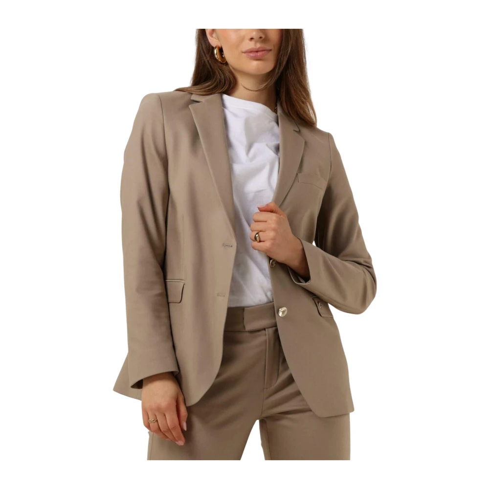 MOS MOSH Beige Mary Knight Blazer Dames Beige Dames