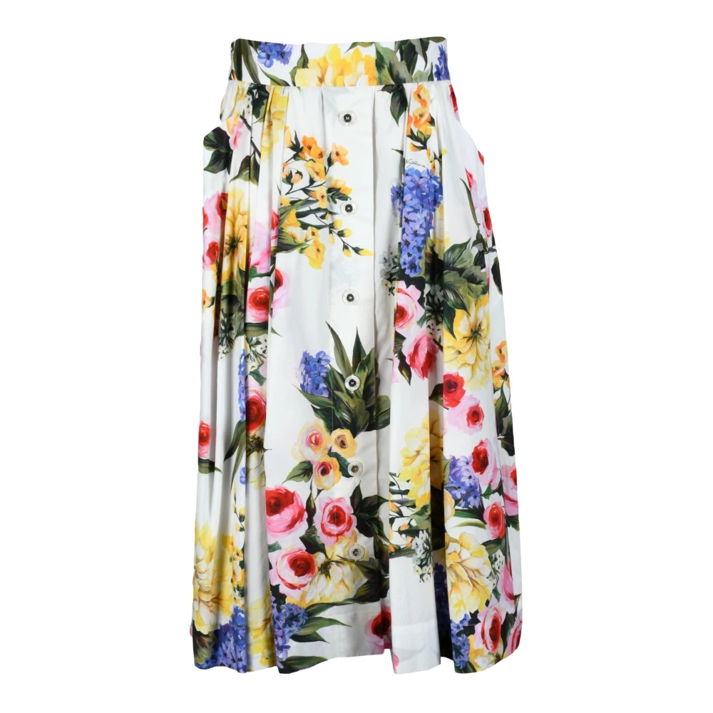 Dolce & Gabbana Katoenen Gonna Rok Multicolor Dames