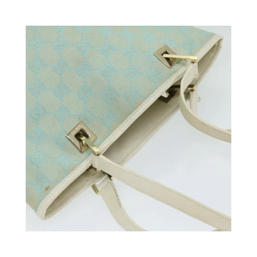 Gucci Vintage Pre-owned Canvas handbags Blue Dames