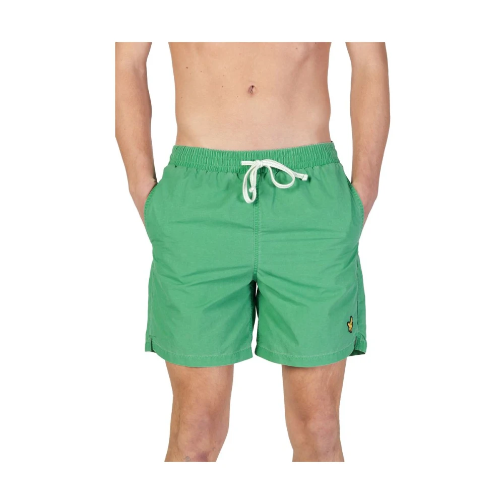 Lyle & Scott Nylon Heren Zwembroek Collectie Green Heren