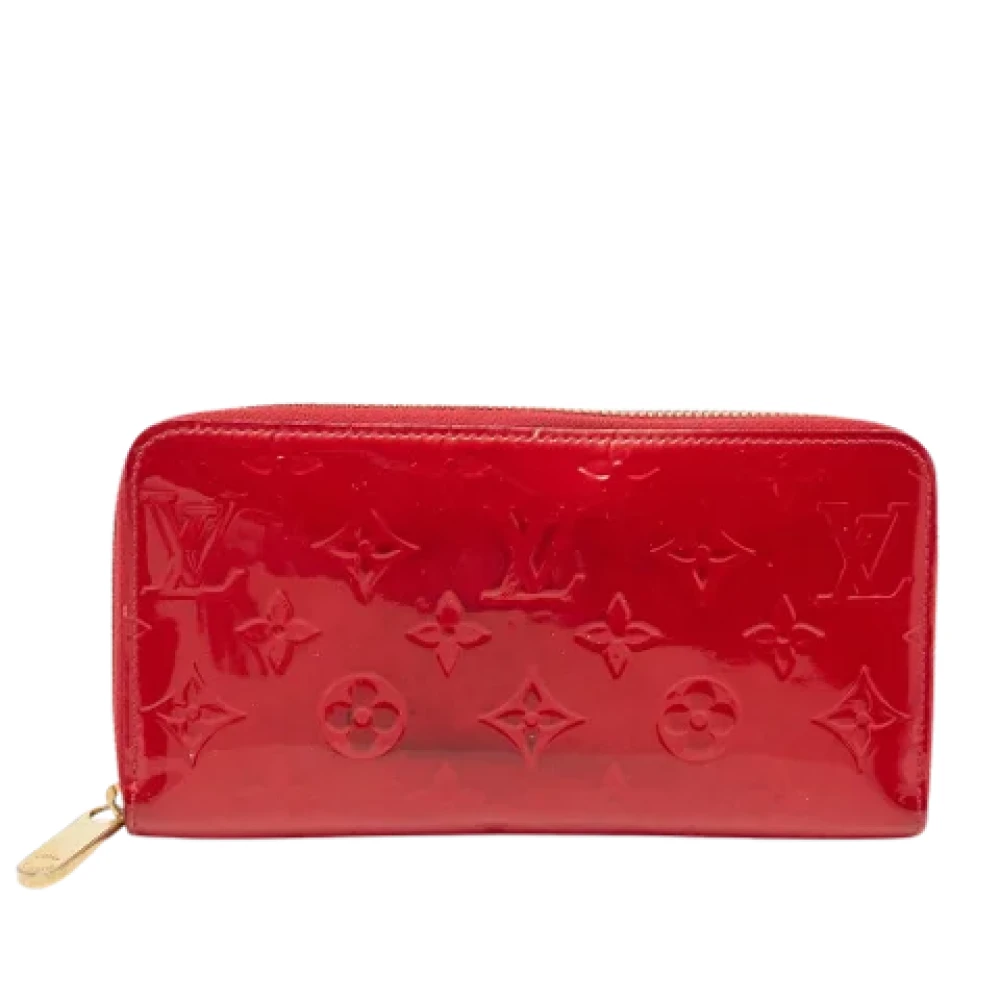 Louis Vuitton Vintage Pre-owned Leather wallets Red Dames