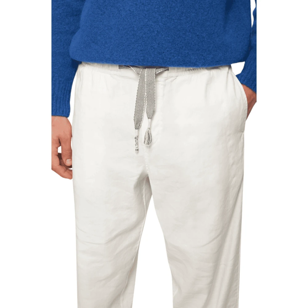 Orlebar Brown Boterbloem Linnenmix Relaxte Pasvorm Broek White Heren