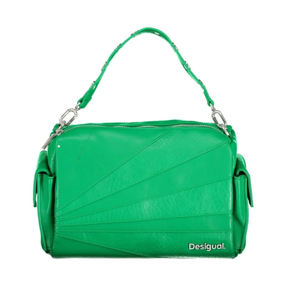Desigual Groene handtas met meerdere zakken Green Dames