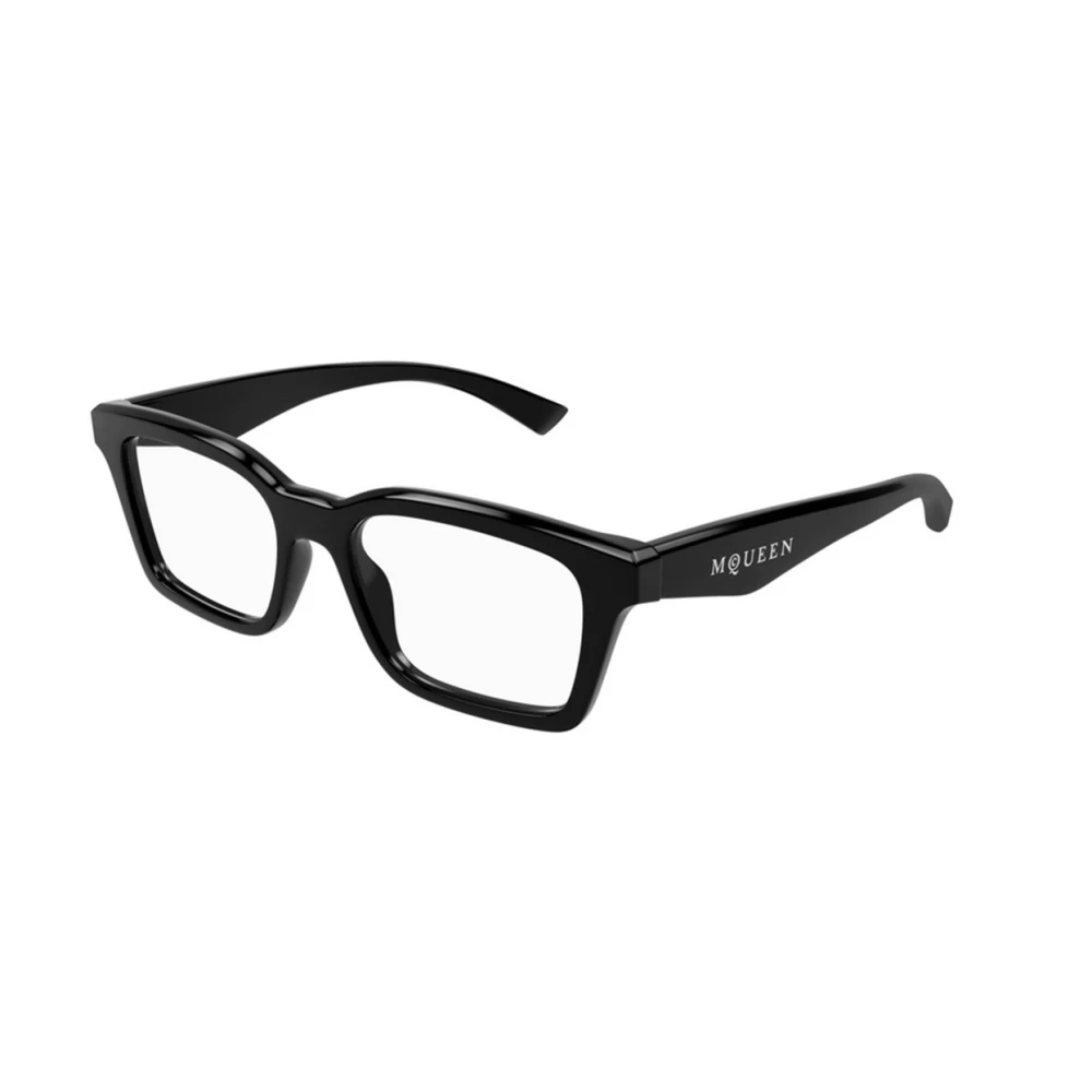 Alexander Mcqueen Unisex Black Glasses, 53 Mm, Optical Frame