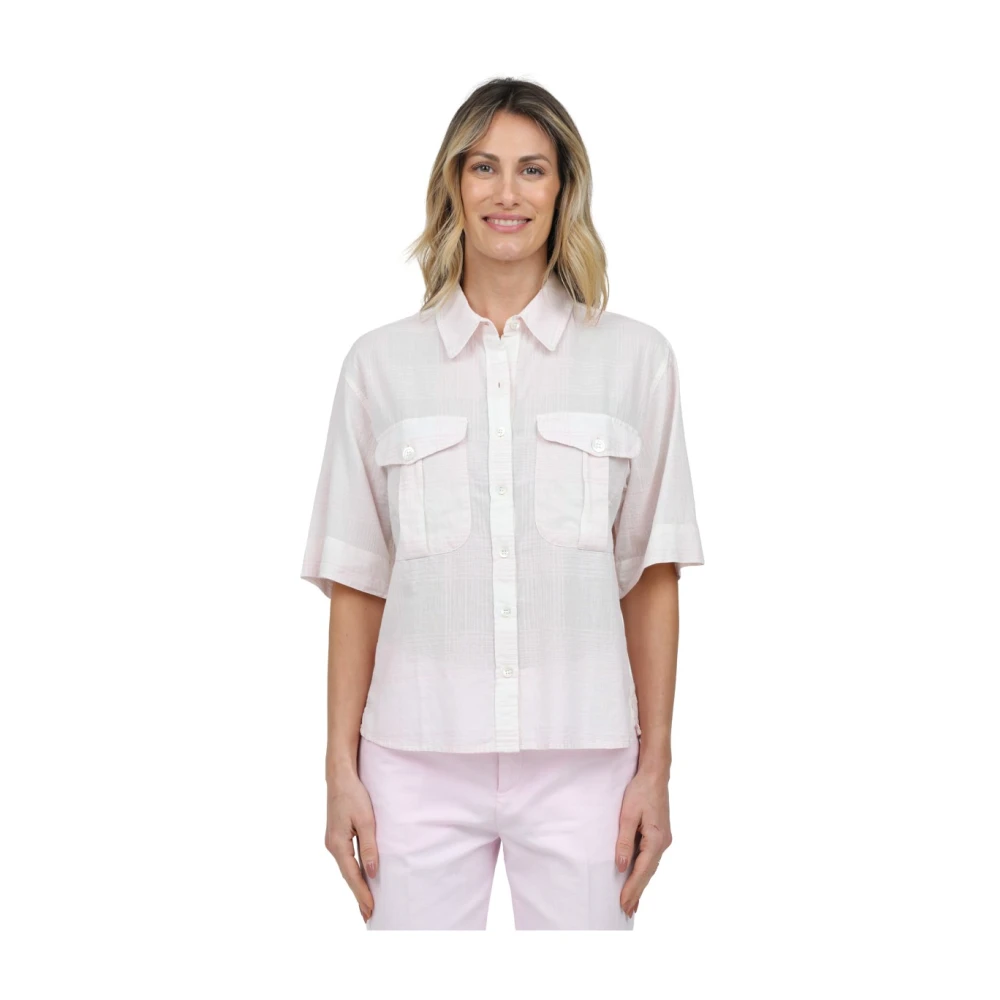 Aspesi Shirt met korte mouwen White Dames