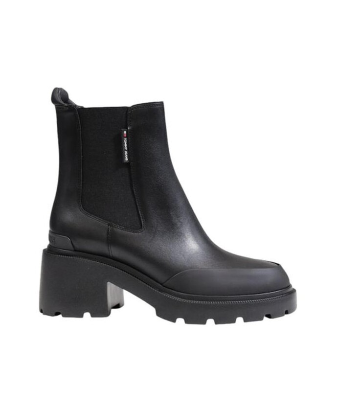 bottine-en-cuir-noir-collection-femme