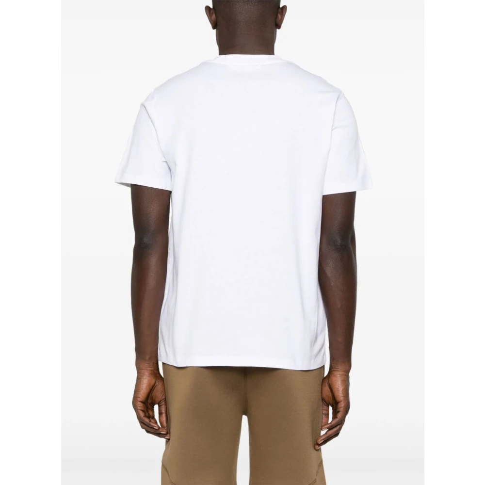 Moncler Witte T-shirts en Polos White Heren