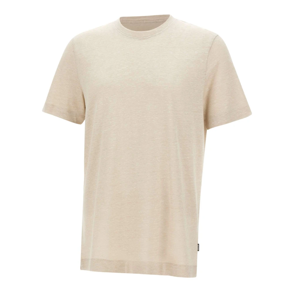 Hugo Men's Beige Thompson T-Shirt - T-Shirts - S - Tops