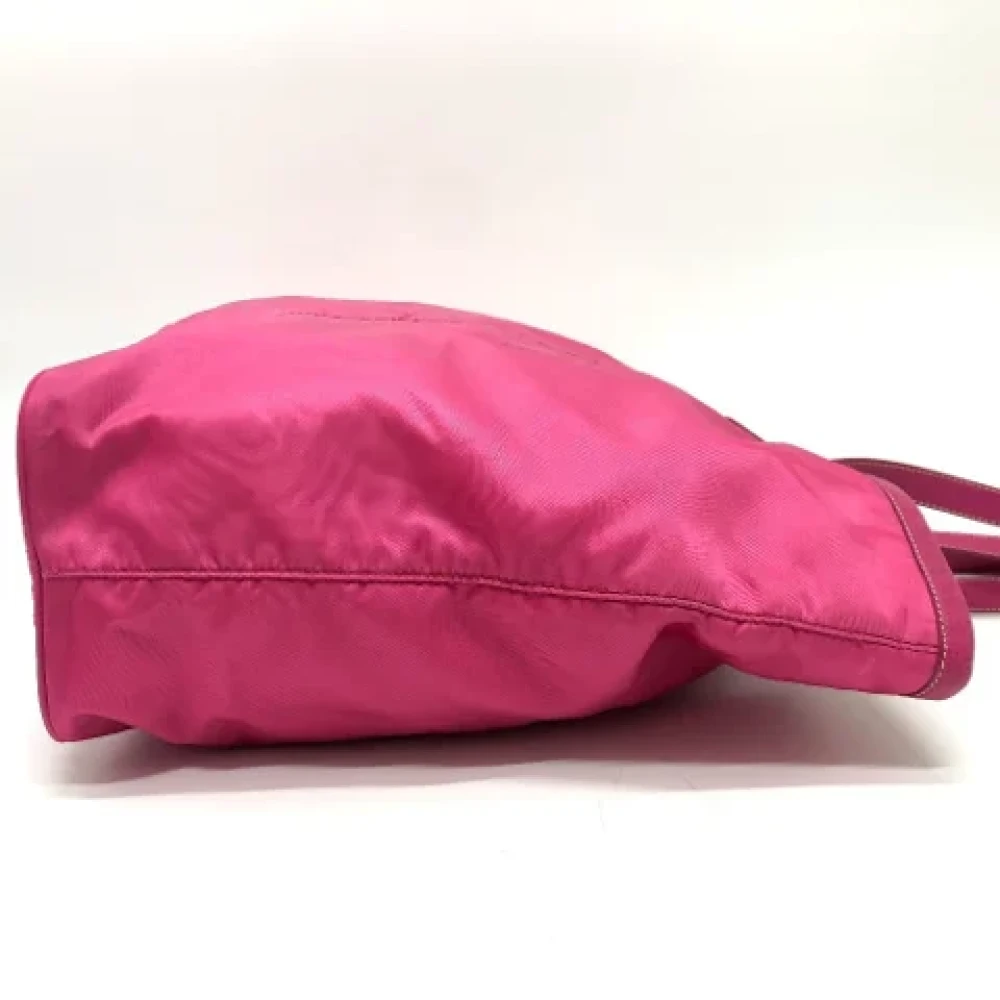 Prada Vintage Pre-owned Leather shoulder-bags Pink Dames