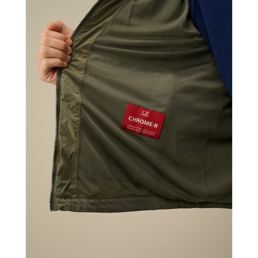 C.P. Company Hooded Shirt Jacket Green Heren