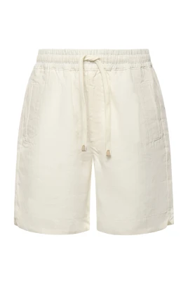 Drawstring Elastic-Waist Shorts