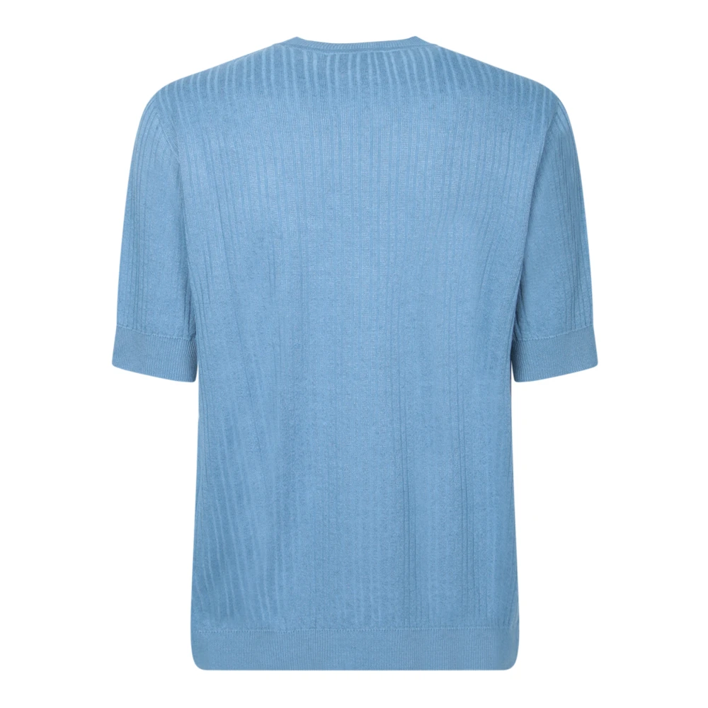 Lardini Blauw T-shirt voor mannen Blue Heren
