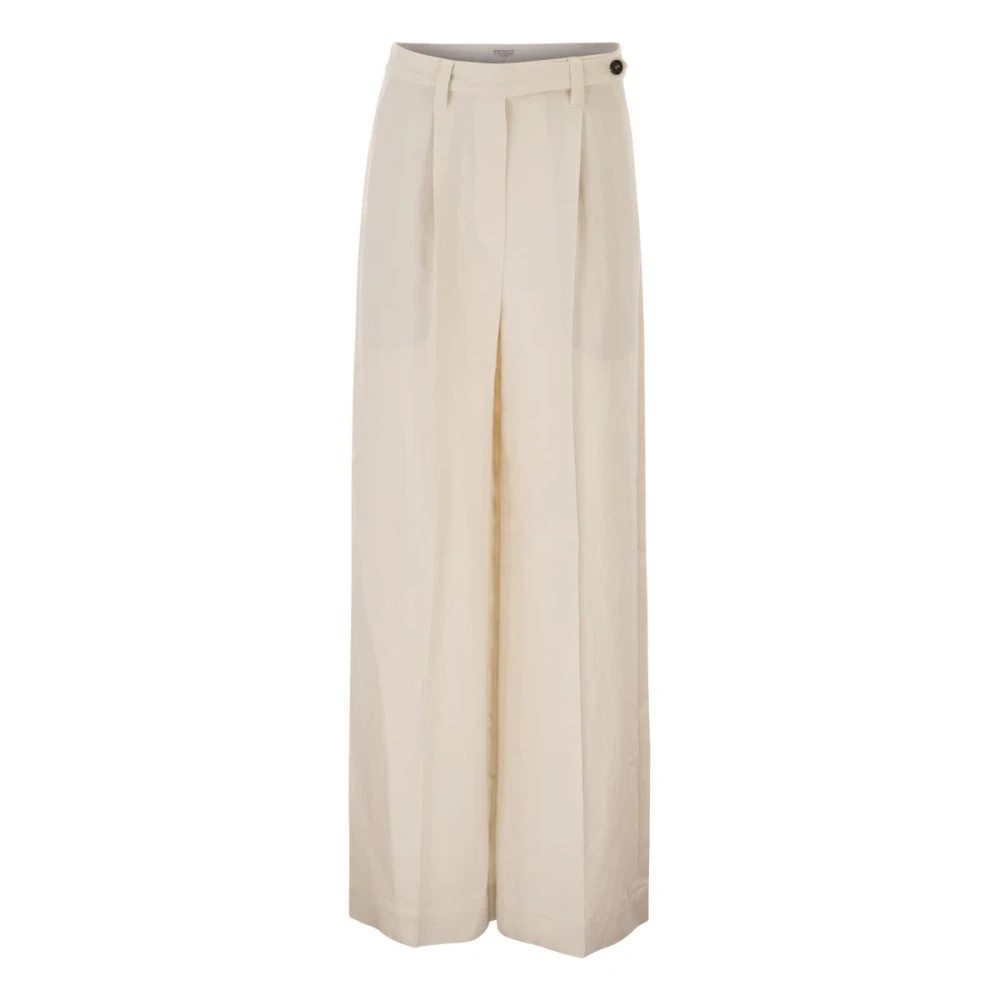 Brunello Cucinelli Damen Beige Hosen, Xsgröße: