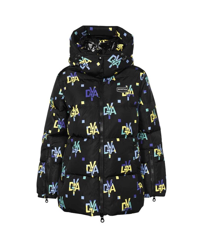 doudoune-imprimee-monogramme