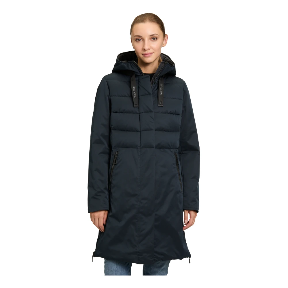 Amber & June Trendy Winterjas Beige Dames