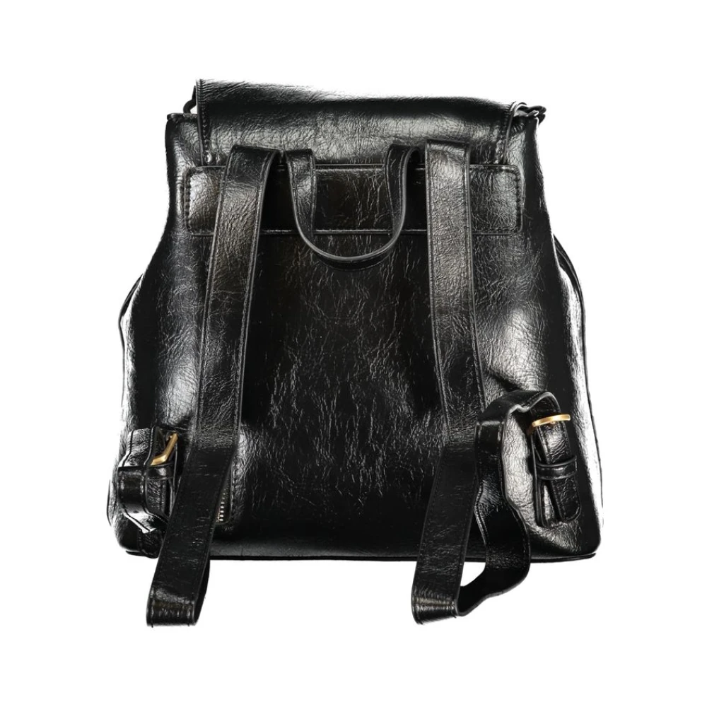 Valentino by Mario Valentino Zwarte Polyethyleen Rugzak | Va-32688 Black Dames