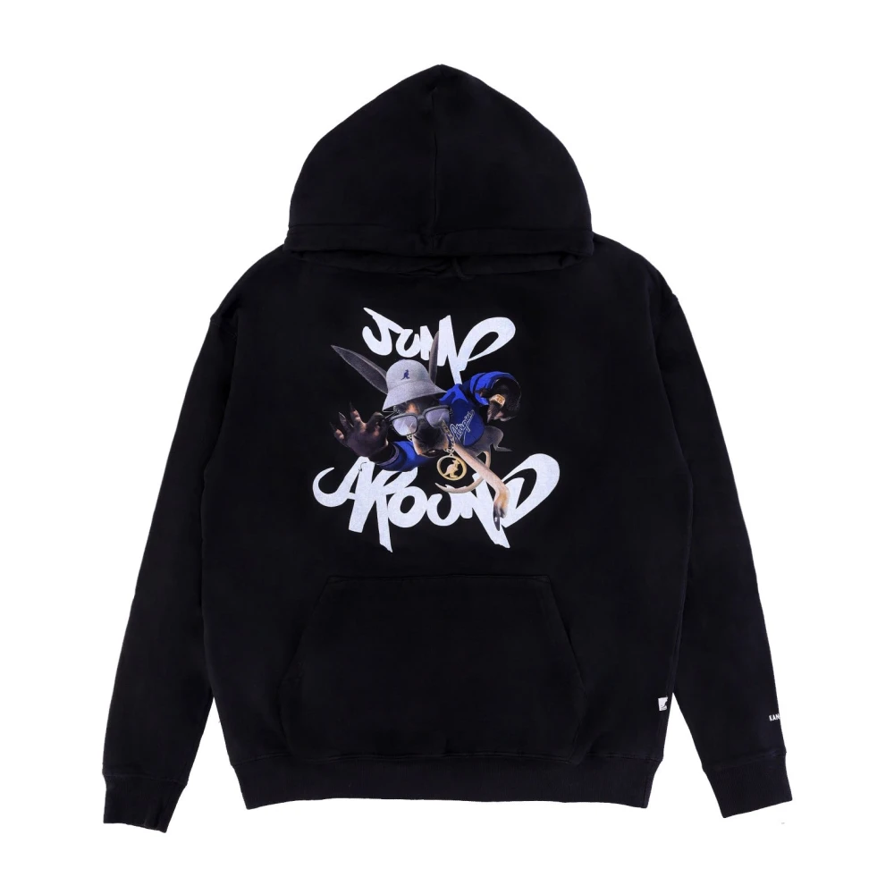 Kangol Zwarte Limited Edition Jump Around Hoodie Black Heren