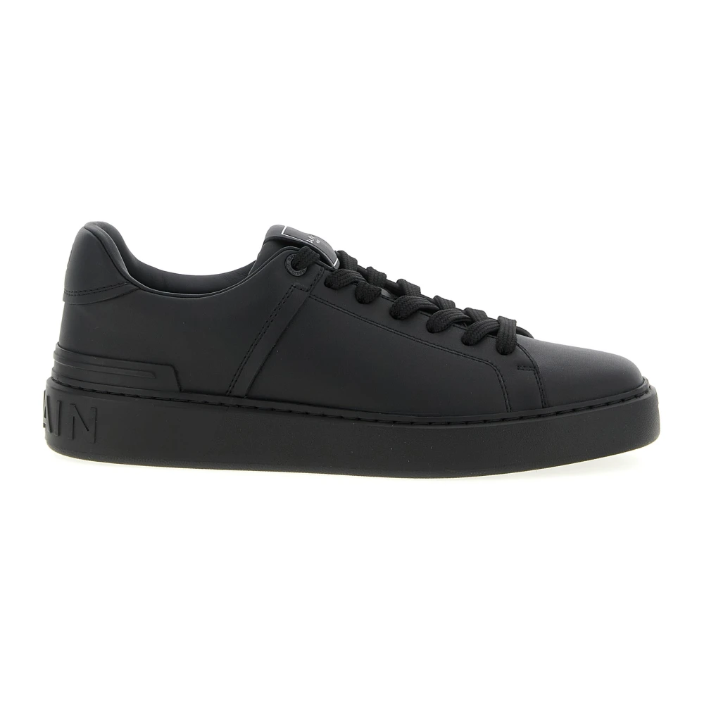 Balmain Men's Black B-Court Trainers - Sneakers - 6 Uk - Shoes