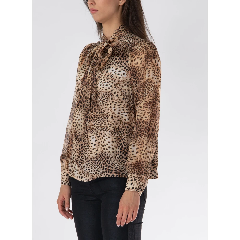 Guess Animal Print Shirt Brigite Fant Multicolor Dames