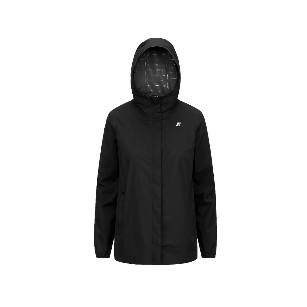 K-Way Svart Marguerite Stretch Dot Jacket