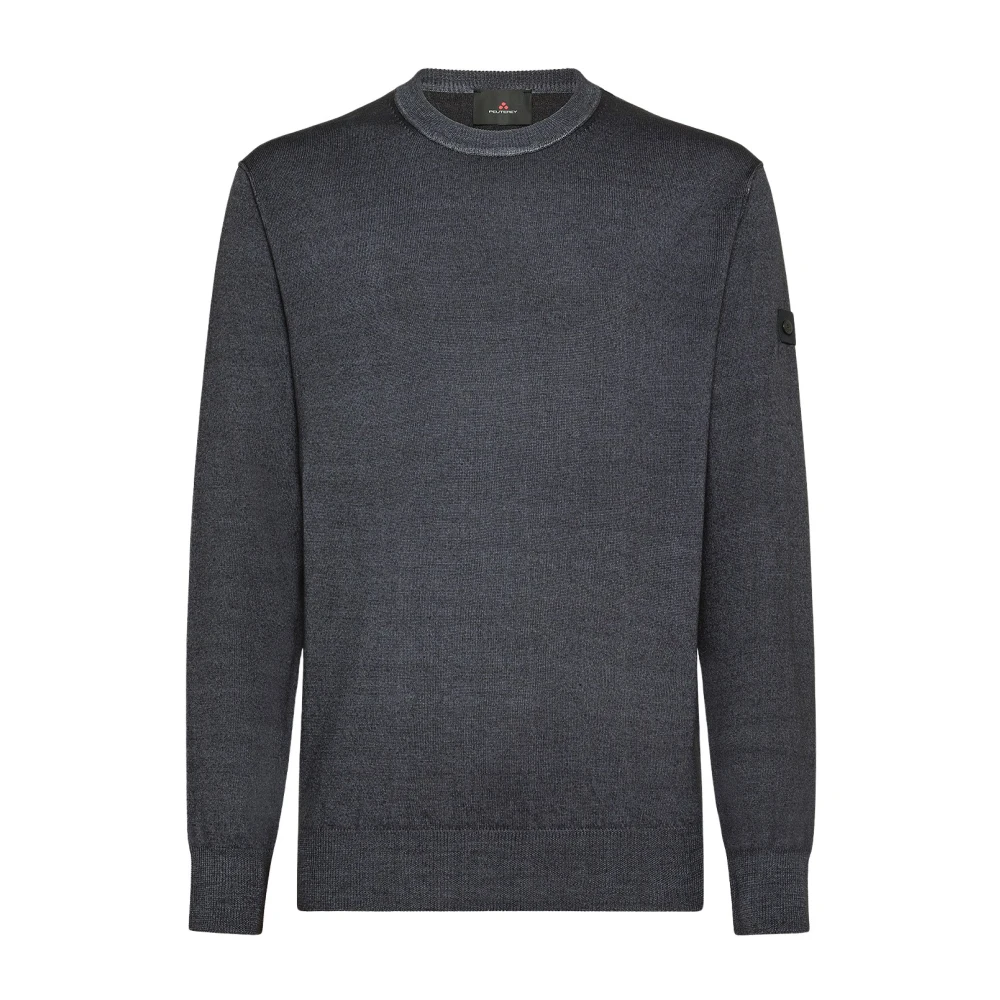 Peuterey Ronde hals trui Blue Heren