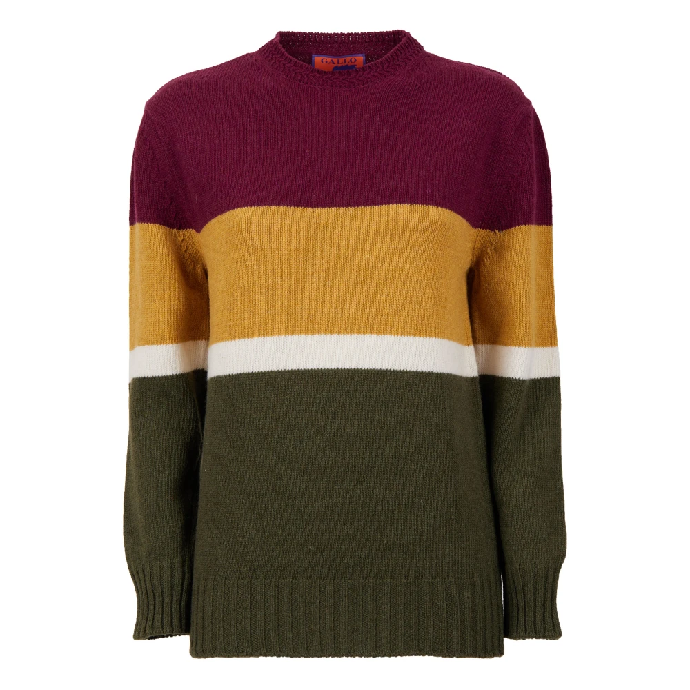 Knitwear > Round-neck Knitwear - - Gallo - Modalova