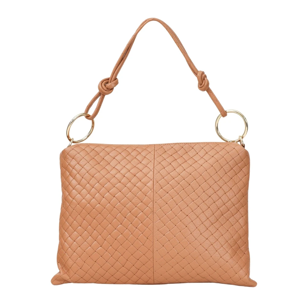 Marc Ellis Elegante Dallas Plot Camel Schoudertas Brown Dames