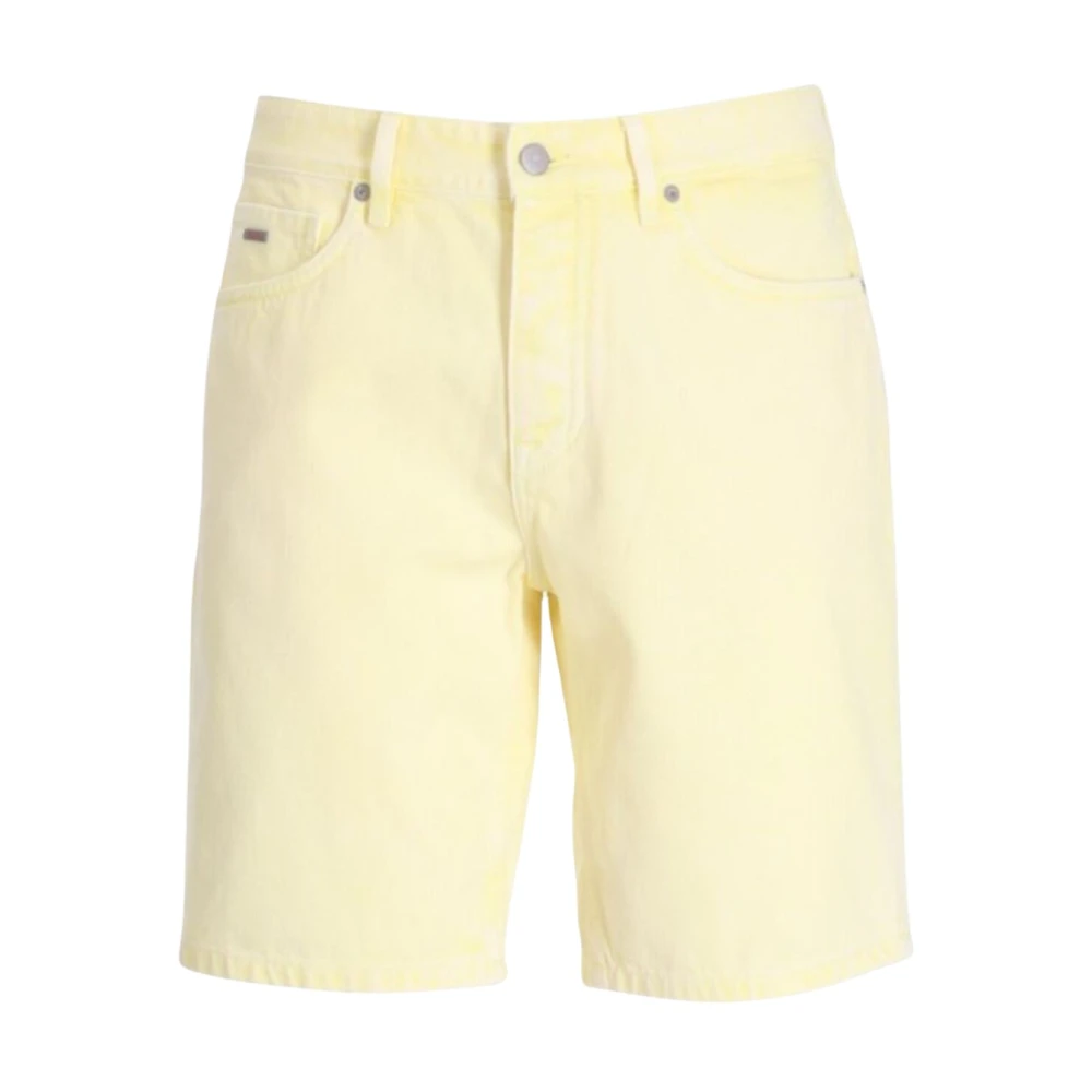 Hugo Boss Heren Anderson Shorts Pistol Stijl Yellow Heren
