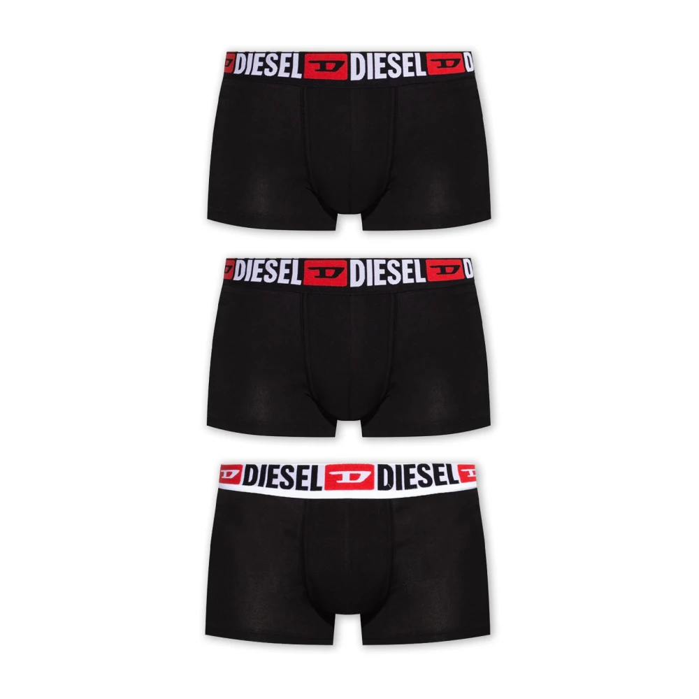 Diesel Herren Schwarz Unterwäsche, K, Xsgröße: