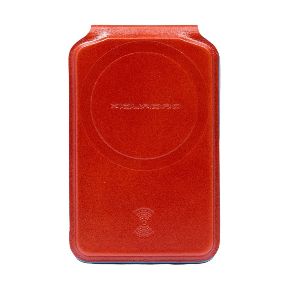 Piquadro Unisex Rood Accessoires One Size, Leer, Ac 6717B2rcu 4 Mag Safe Wallet