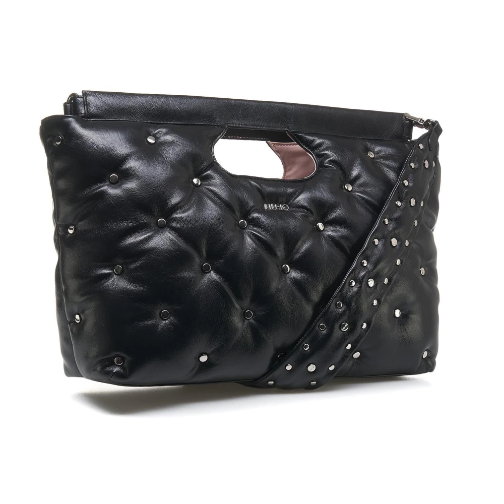 Liu Jo Glanzende Shopper met Studs Black Dames