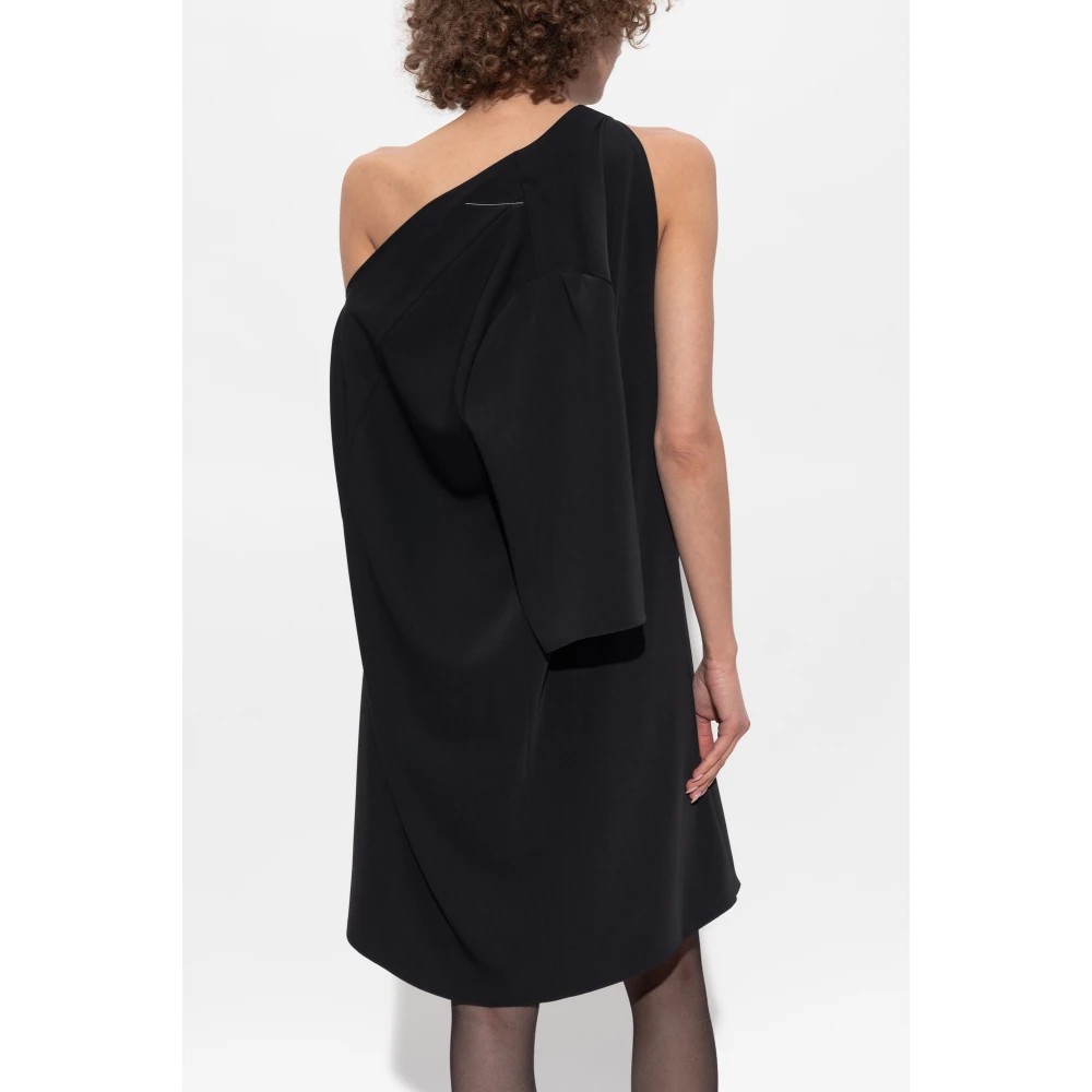 MM6 Maison Margiela Loszittende jurk Black Dames