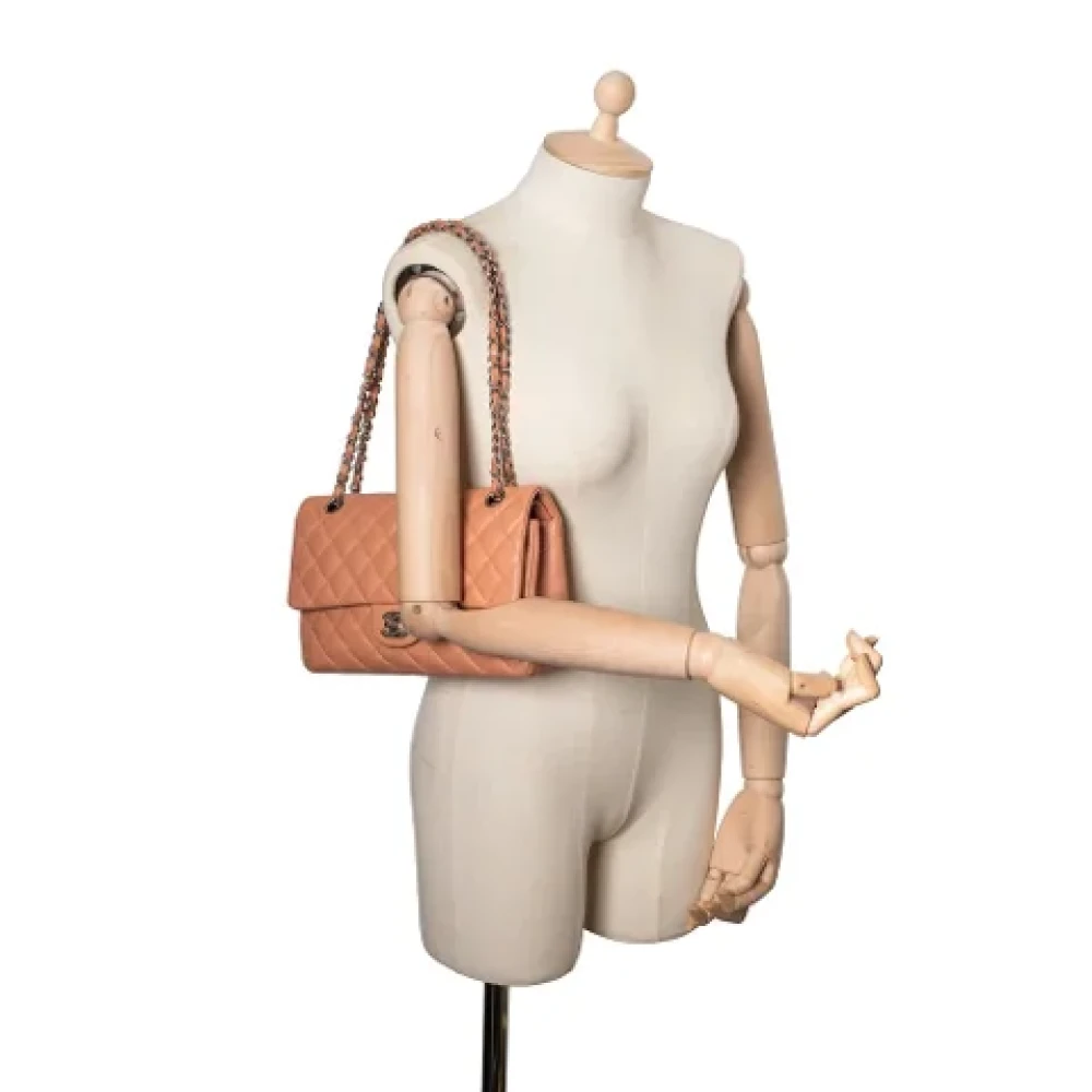Chanel Vintage Pre-owned Leather chanel-bags Pink Dames