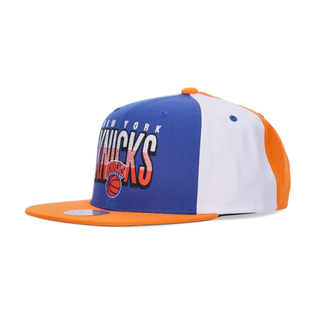 Mitchell & Ness Men's Blue/Orange Ny Knicks Snapback Cap