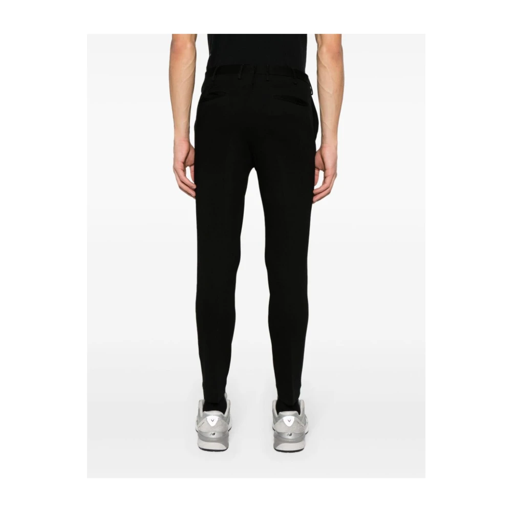 Incotex Zwarte Chino Broek Black Heren