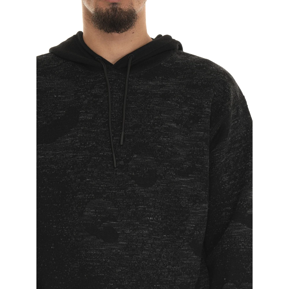 Boss Stijlvolle Gebreide Trui Black Heren